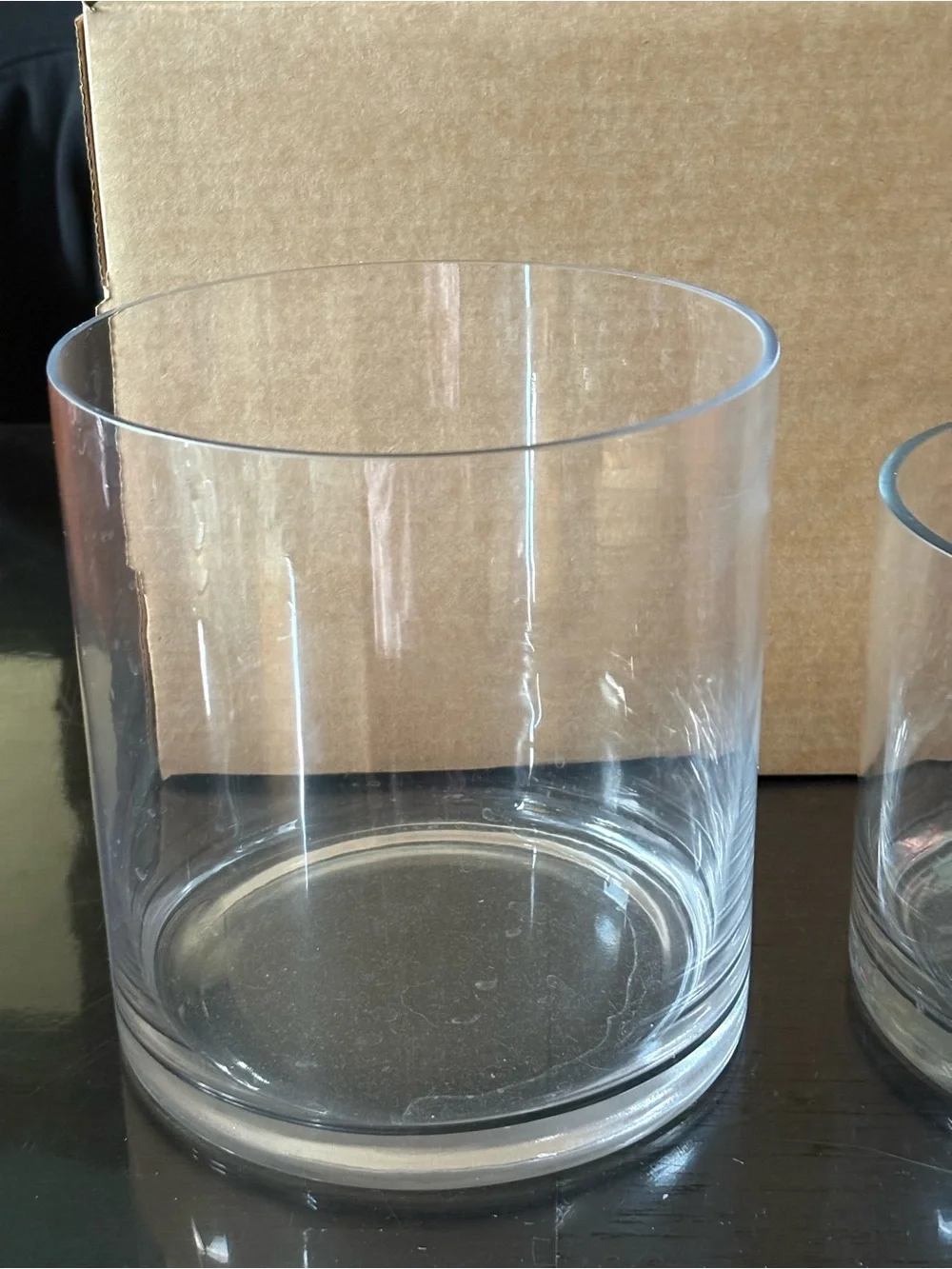 Clear Glass Cylinder Vase Set - Home Accents